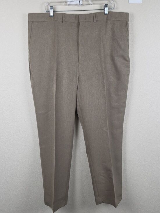 David Taylor Other - David Taylor Flexslax II Pants Men 42x29 Lt Brown Performance Stretch Polyester